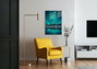 Wallity Cuadro decorativo de vidrio templado Multicolor 50 x 70 cm